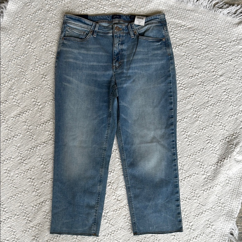 J. Jill Blue Straight Leg Jeans with Classic Style